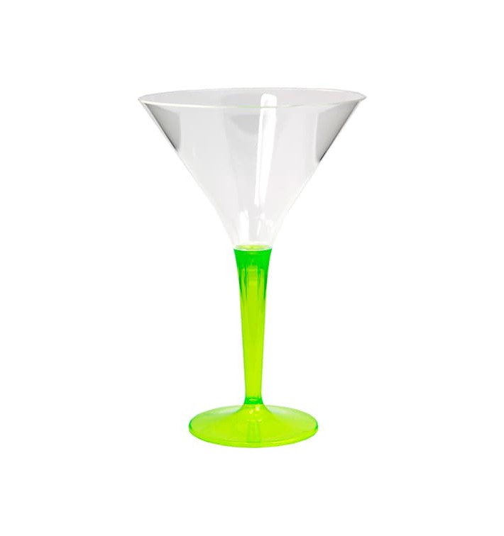 Cocktailglas Plastik mit Fuß grün 100ml (6 Stück)