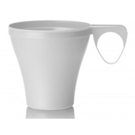 Plastiktasse Weiß PS 80ml (1.200 Stück)