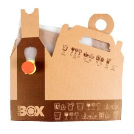 Thermosbehälter Einweg "Bag in Box" 3.000ml. (25 Stück)