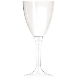 Weinglas Transparent Plastik 130ml (10 Stück)