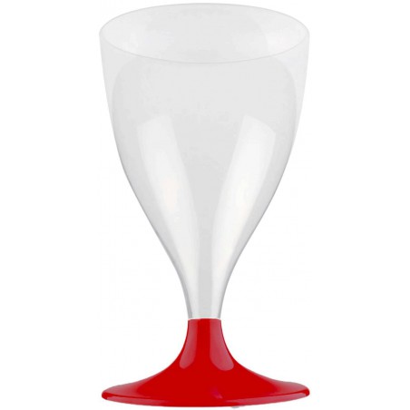 Mehrweg Weinglas aus PS Crystal Fuß Bordeaux 200ml 2T (20 Stück)