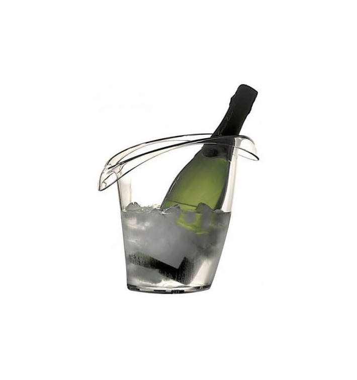 Flaschenkühler aus Plastik Transp. SAN (1 Stück) Flaschenkühler aus Plastik Transp. SAN (1 Stück)