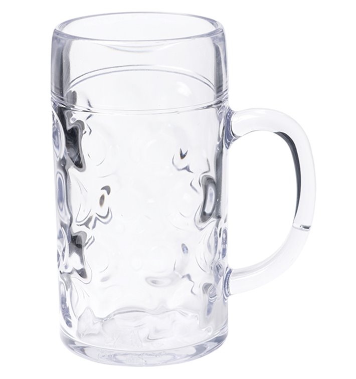 Maßkrug für Bier Transp. Ø105mm 1000ml (1 Stück)