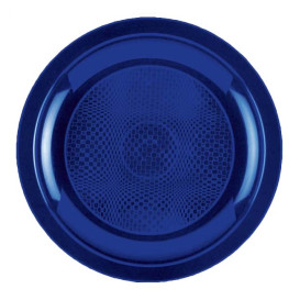 Plastikteller Flach Blau Round PP Ø185mm (50 Stück)