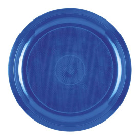 Plastikteller Blau Mittelmer Round PP Ø290mm (25 Stück)