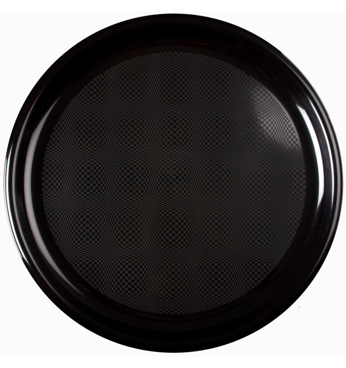 Plastikteller Rund für Pizza Schwarz Round PP Ø350mm (72 Stück) Plastikteller Rund für Pizza Schwarz Round PP Ø350mm (72 Stück)