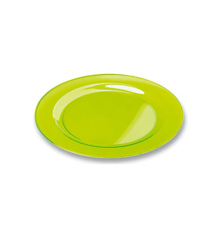 Plastikteller rund extra Stark Grün 23cm (90 Stück) Plastikteller rund extra Stark Grün 23cm (90 Stück)