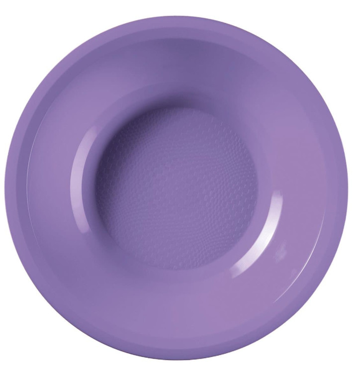 Plastikteller Rund Tief Flieder Round PP Ø195mm (50 Stück) Plastikteller Rund Tief Flieder Round PP Ø195mm (50 Stück)