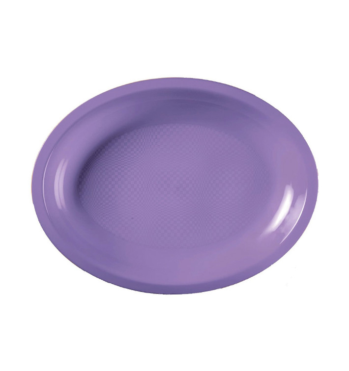 Plastiktablett Oval Flieder Round PP 255x190mm (50 Stück) Plastiktablett Oval Flieder Round PP 255x190mm (50 Stück)