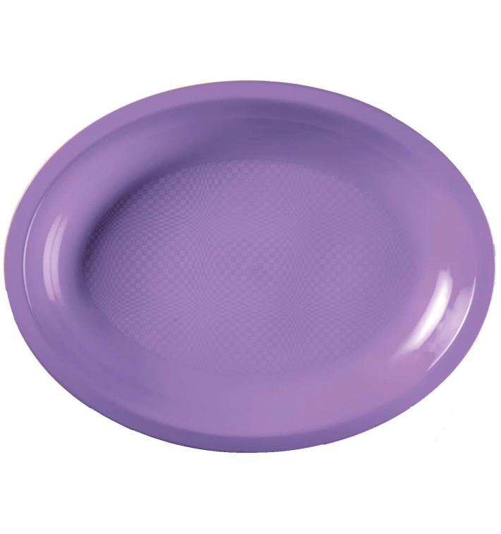 Plastiktablett Oval Flieder Round PP 255x190mm (300 Stück) Plastiktablett Oval Flieder Round PP 255x190mm (300 Stück)