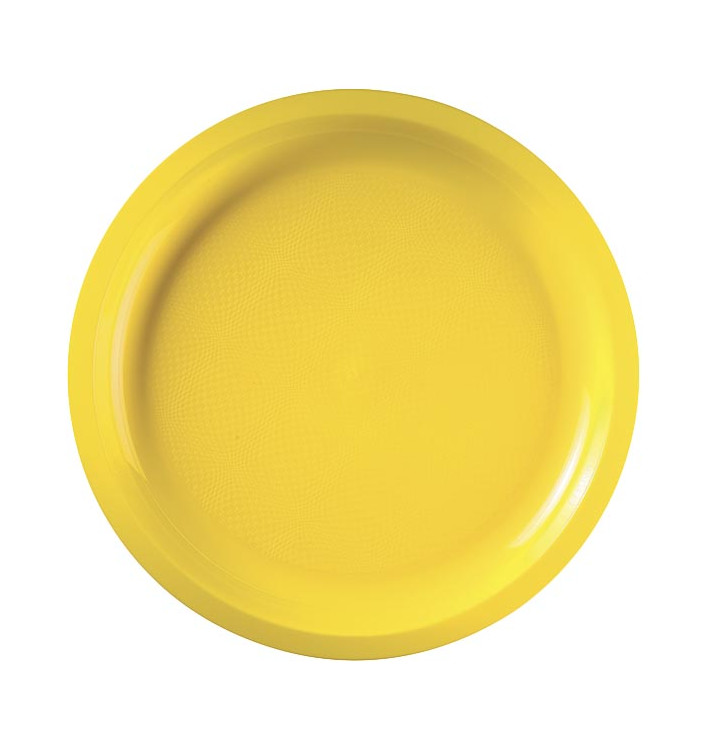 Plastikteller Rund Gelb Round PP Ø290mm (25 Stück) Plastikteller Rund Gelb Round PP Ø290mm (25 Stück)