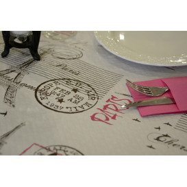 Papiertischdecke 1x1m "Paris" 37g (400 Stück)