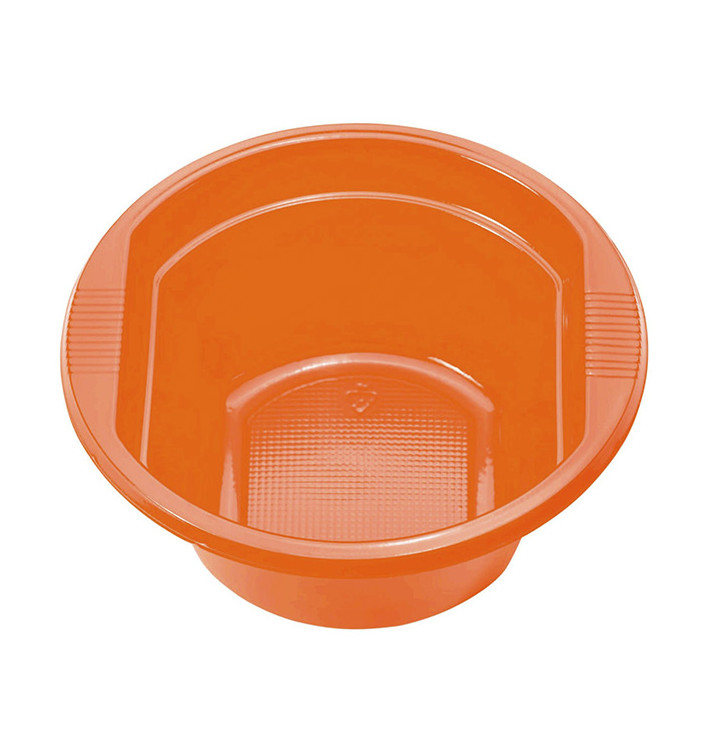 Plastikschale PS Orange 250ml Ø12cm (660 Stück) Plastikschale PS Orange 250ml Ø12cm (660 Stück)