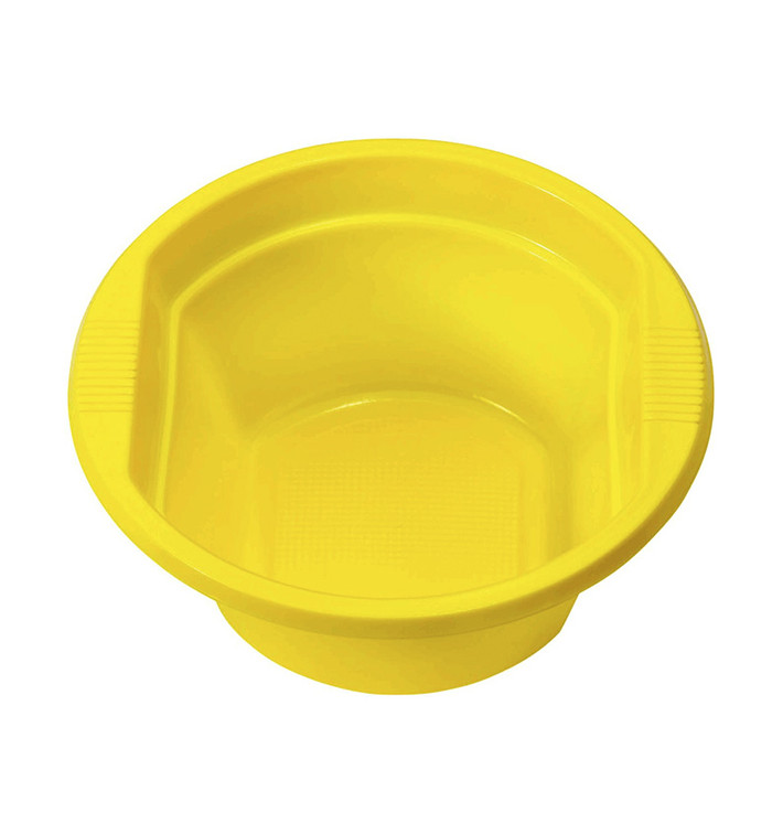 Plastikschale PS Gelb 250ml Ø12cm (660 Stück) Plastikschale PS Gelb 250ml Ø12cm (660 Stück)