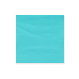 Papierservietten Türkis 2L 20x20cm (100 Stück)