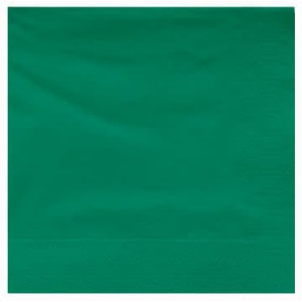 Papierservietten Grün 2L 25x25cm (100 Stück)