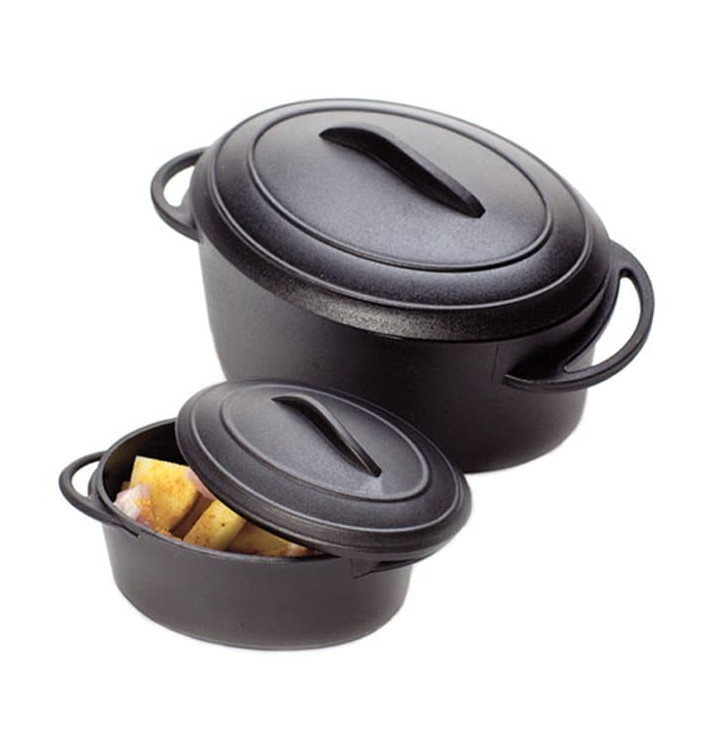 Plastikschüssel Präsentation Schwarz mit Deckel 80ml (6 Stück) Plastikschüssel Präsentation Schwarz mit Deckel 80ml (6 Stück)