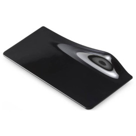 Plastikteller GOGO PS Schwarz 14x5.8cm (40 Stück)