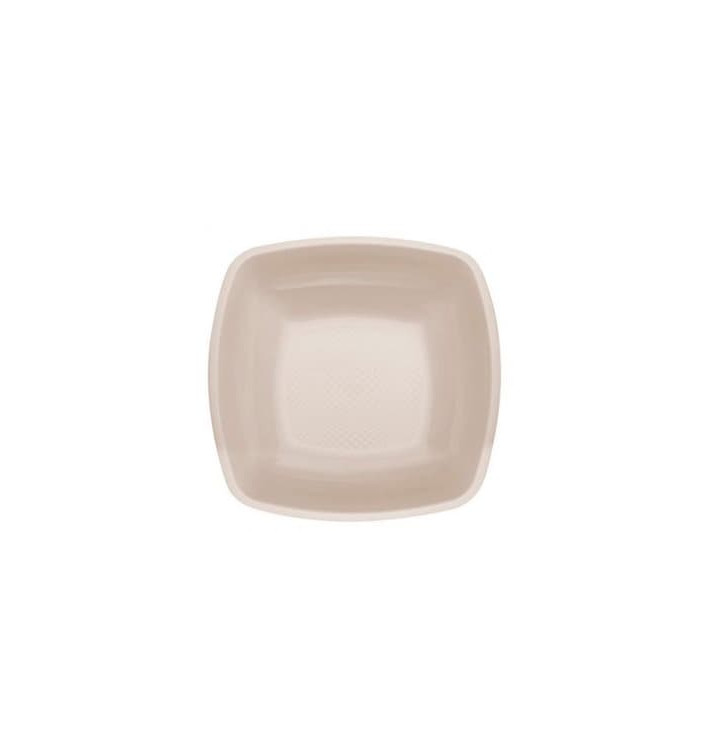 Plastikteller Tiefe Beige Square PP 180mm (150 Stück) Plastikteller Tiefe Beige Square PP 180mm (150 Stück)