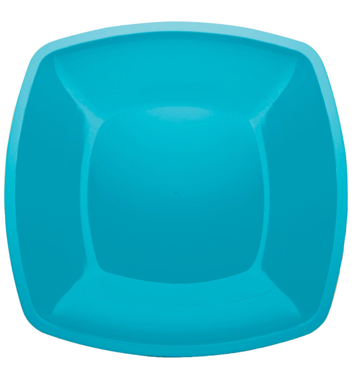 Plastikteller Flach Türkis Square PS 300mm (12 Stück) Plastikteller Flach Türkis Square PS 300mm (12 Stück)