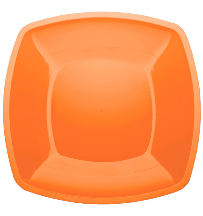 Plastikteller Flach Orange Square PS 300mm (12 Stück) Plastikteller Flach Orange Square PS 300mm (12 Stück)
