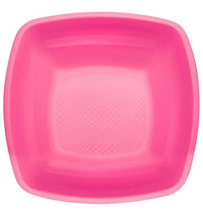 Plastikteller Tiefe Fuchsie Square PP 180mm (150 Stück) Plastikteller Tiefe Fuchsie Square PP 180mm (150 Stück)