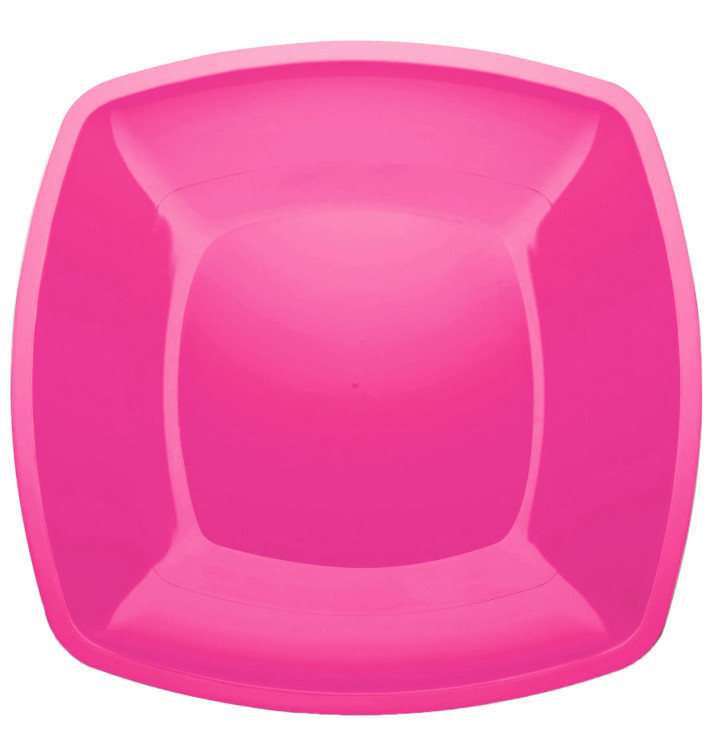 Plastikteller Flach Fuchsie Square PS 300mm (12 Stück) Plastikteller Flach Fuchsie Square PS 300mm (12 Stück)