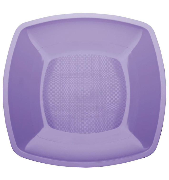 Plastikteller Flach Flieder Square PP 230mm (25 Stück) Plastikteller Flach Flieder Square PP 230mm (25 Stück)