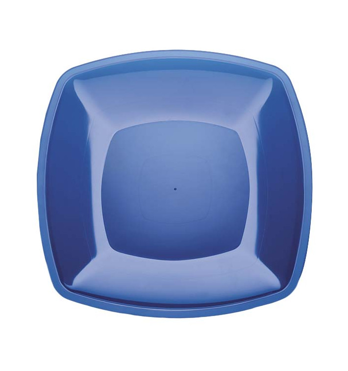 Plastikteller Flach Blau Transp. Square PS 300mm (12 Stück) Plastikteller Flach Blau Transp. Square PS 300mm (12 Stück)