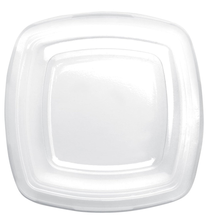 Plastikdeckel Transp für Teller Square PET 180mm (150 Stück) Plastikdeckel Transp für Teller Square PET 180mm (150 Stück)