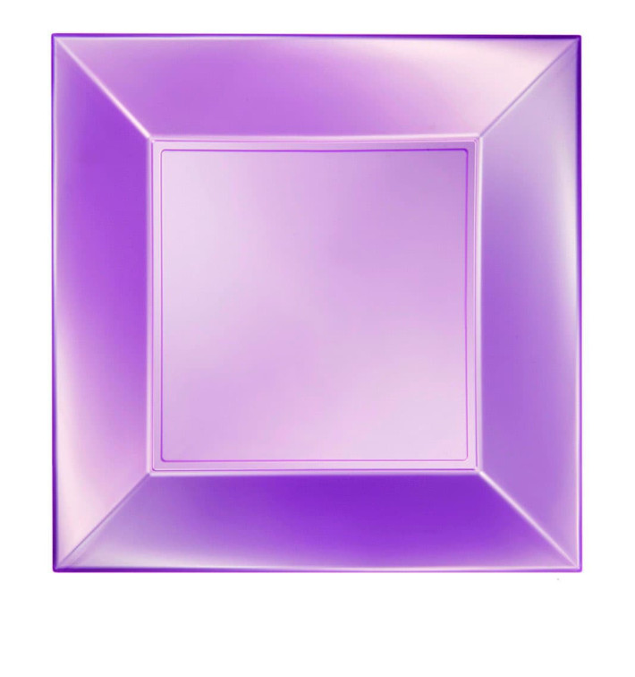 Plastikteller Flach Violett Nice Pearl PP 290mm (12 Stück) Plastikteller Flach Violett Nice Pearl PP 290mm (12 Stück)