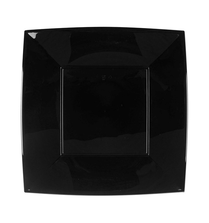Plastikteller Flach Schwarz Nice PP 290mm (12 Stück) Plastikteller Flach Schwarz Nice PP 290mm (12 Stück)