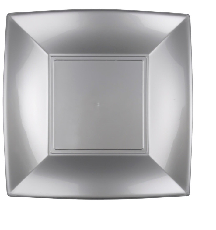Plastikteller Flach Grau Nice PP 290mm (72 Stück) Plastikteller Flach Grau Nice PP 290mm (72 Stück)