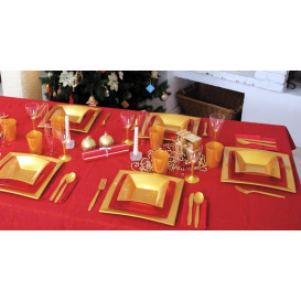 Plastikteller Flach Gold Nice PP 290mm (72 Stück)