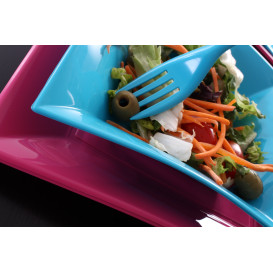 Plastikteller Tiefe Turkis Nice PP 180mm (150 Stück)