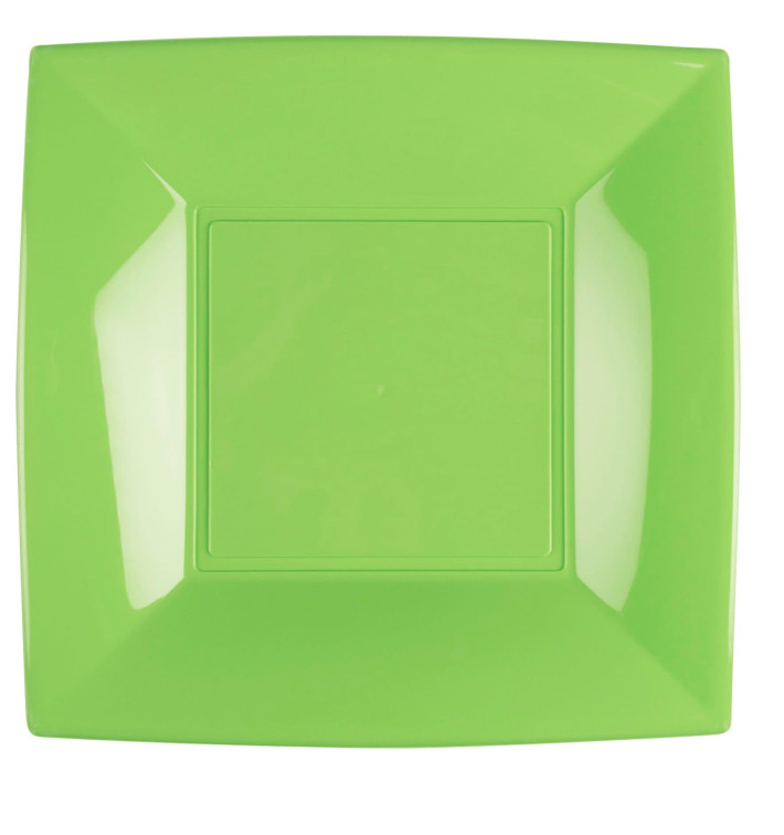 Plastikteller Flach Grasgrün Nice PP 290mm (72 Stück) Plastikteller Flach Grasgrün Nice PP 290mm (72 Stück)