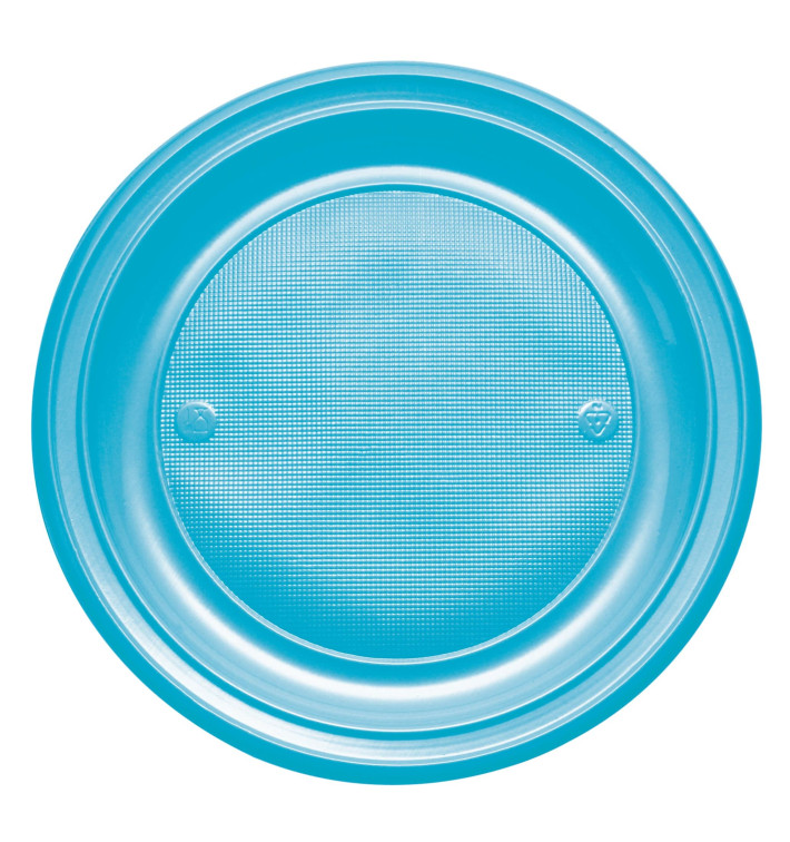 Plastikteller PS Flach Turkis Ø220mm (30 Stück) Plastikteller PS Flach Turkis Ø220mm (30 Stück)