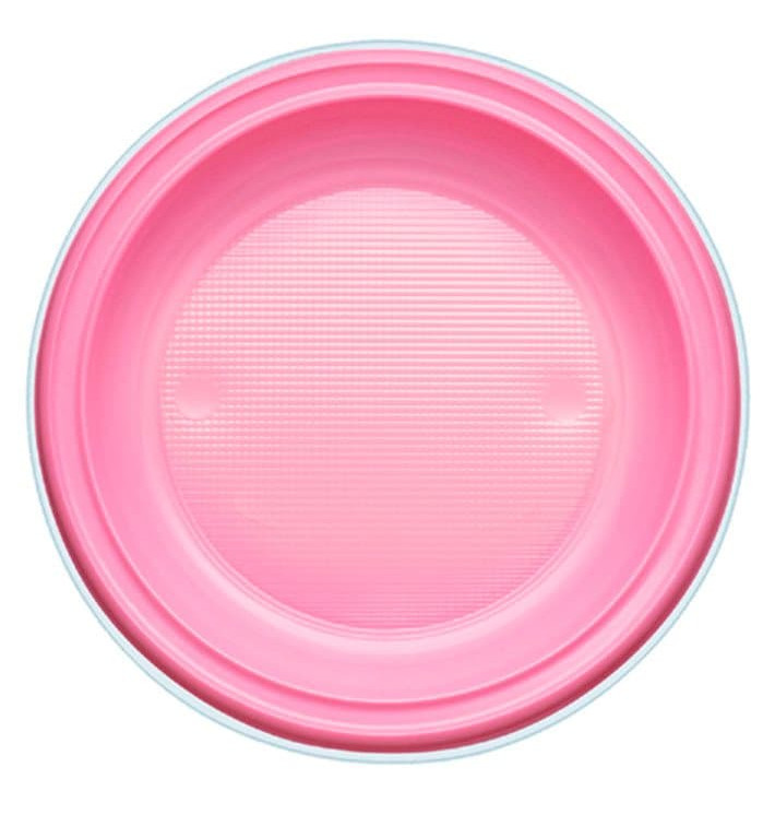 Plastikteller PS Flach Pink Ø220mm (30 Stück) Plastikteller PS Flach Pink Ø220mm (30 Stück)