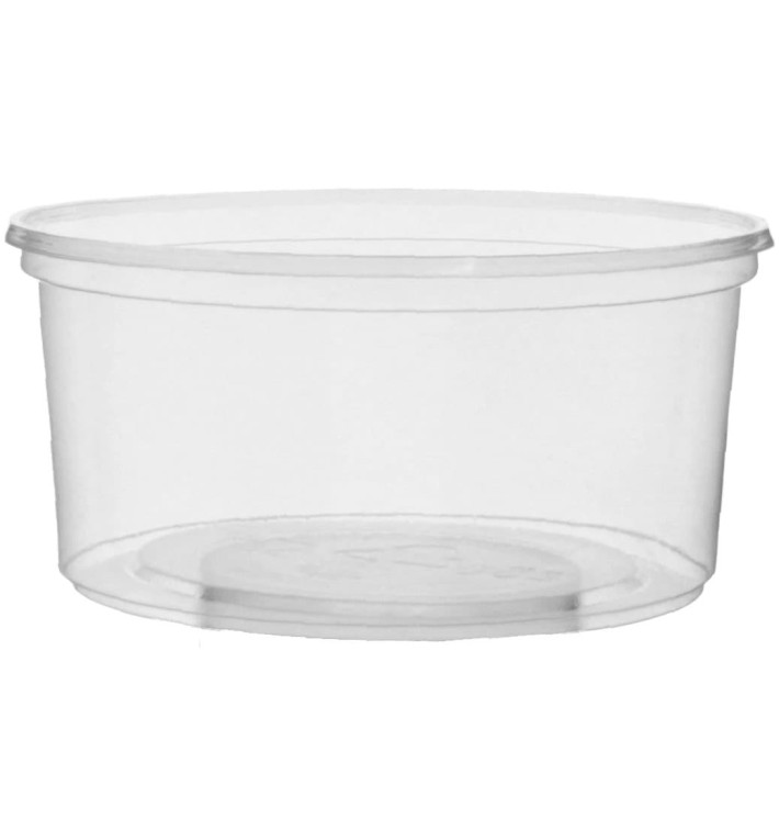 Verpackungsbecher aus Plastik 250ml Ø10,5cm (50 Stück) Verpackungsbecher aus Plastik 250ml Ø10,5cm (50 Stück)