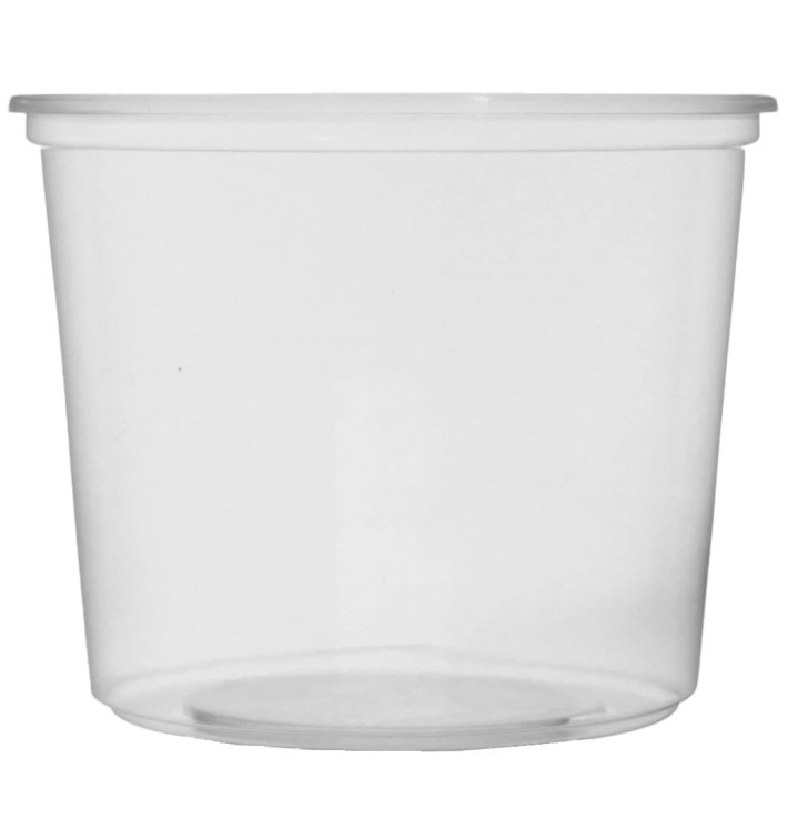 Verpackungsbecher aus Plastik 400ml Ø10,5cm (1.000 Stück) Verpackungsbecher aus Plastik 400ml Ø10,5cm (1.000 Stück)