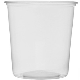 Verpackungsbecher aus Plastik 500ml Ø10,5cm (50 Stück)