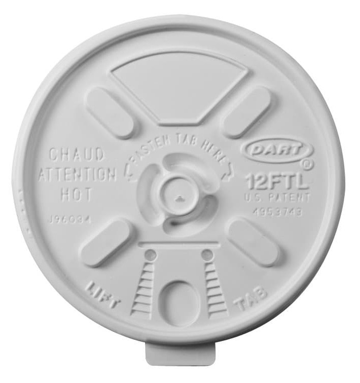 PlastikDeckel PS "Lift n' Lock" mit Klappe Weiß Ø8,9cm (100 Stück) PlastikDeckel PS "Lift n' Lock" mit Klappe Weiß Ø8,9cm (100 Stück)