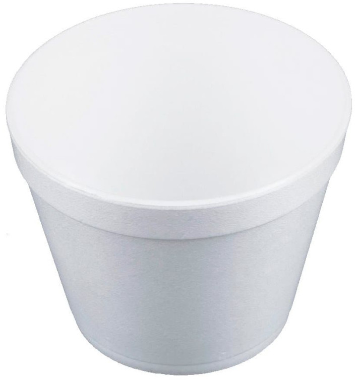 Styroporschale weiß 24OZ/710ml Ø12,7cm (500 Stück) Styroporschale weiß 24OZ/710ml Ø12,7cm (500 Stück)
