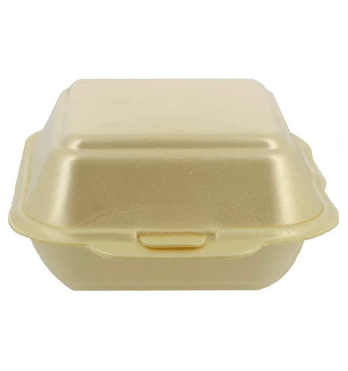 Kleine Burger-Box Styropor Champagner (500 Stück) Kleine Burger-Box Styropor Champagner (500 Stück)