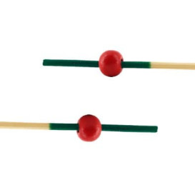 Bambusspieße "Portugal" Grün und Rot 120mm (200 Stück)