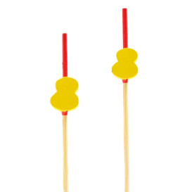 Bambusspieße "Guitarra" Gelb 120mm120mm (200 Stück)