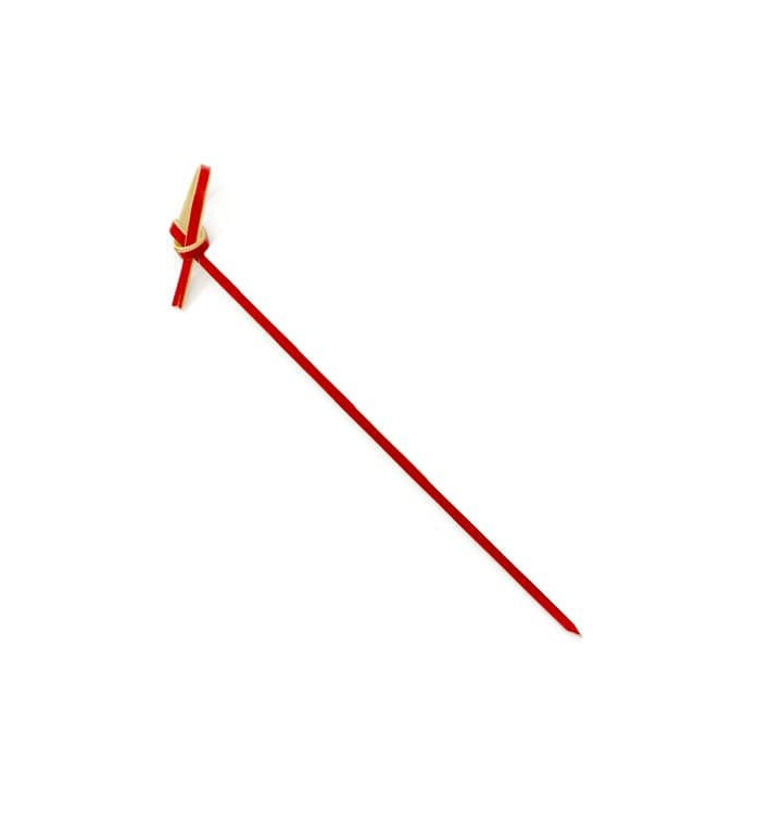 Bambusspieße Schleife Rot 180mm (200 Stück) Bambusspieße Schleife Rot 180mm (200 Stück)