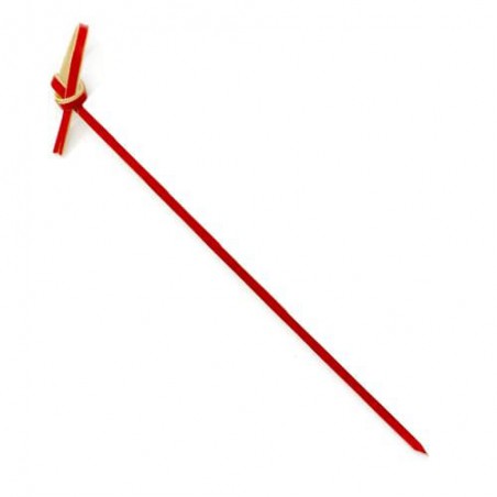 Bambusspieße Schleife Rot 18cm (200 Stück)