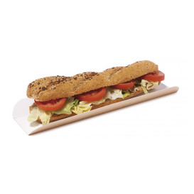 Schale für Baguette Kraft 30x6,1x3,2cm (1.000 Stück)