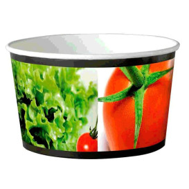 Salatschüssel aus Pappe groß 1030ml (40 Stück)